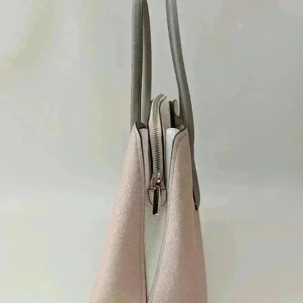 Kate Spade Margaux Large Satchel in Blush and White